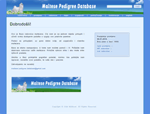 Tablet Screenshot of maltese.pedigre.net